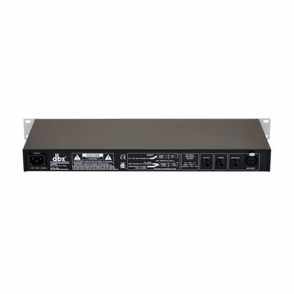 dbx 286s — Pré-amplificador e Processador de Microfone Profissional | Rack 1U | Com Caixa
