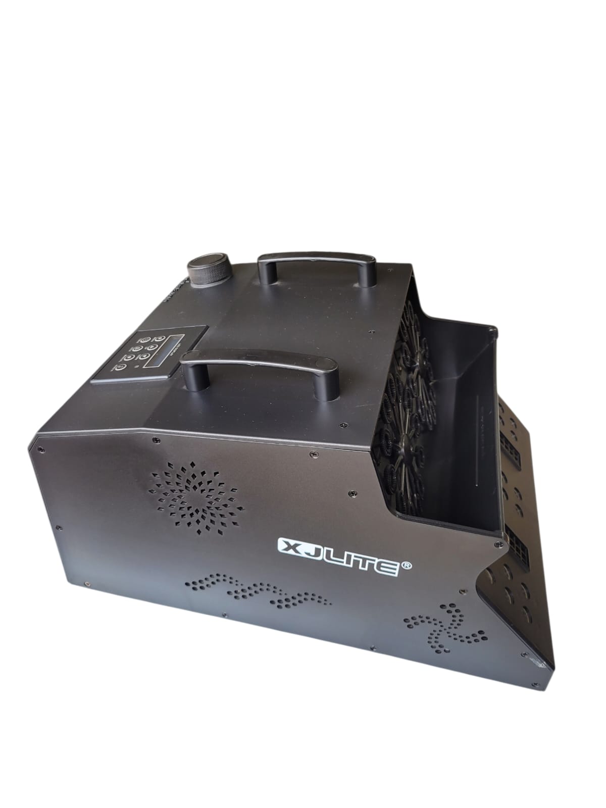 XJ Lite Máquina Fumo e Bolhas com LEDs RGB e DMX