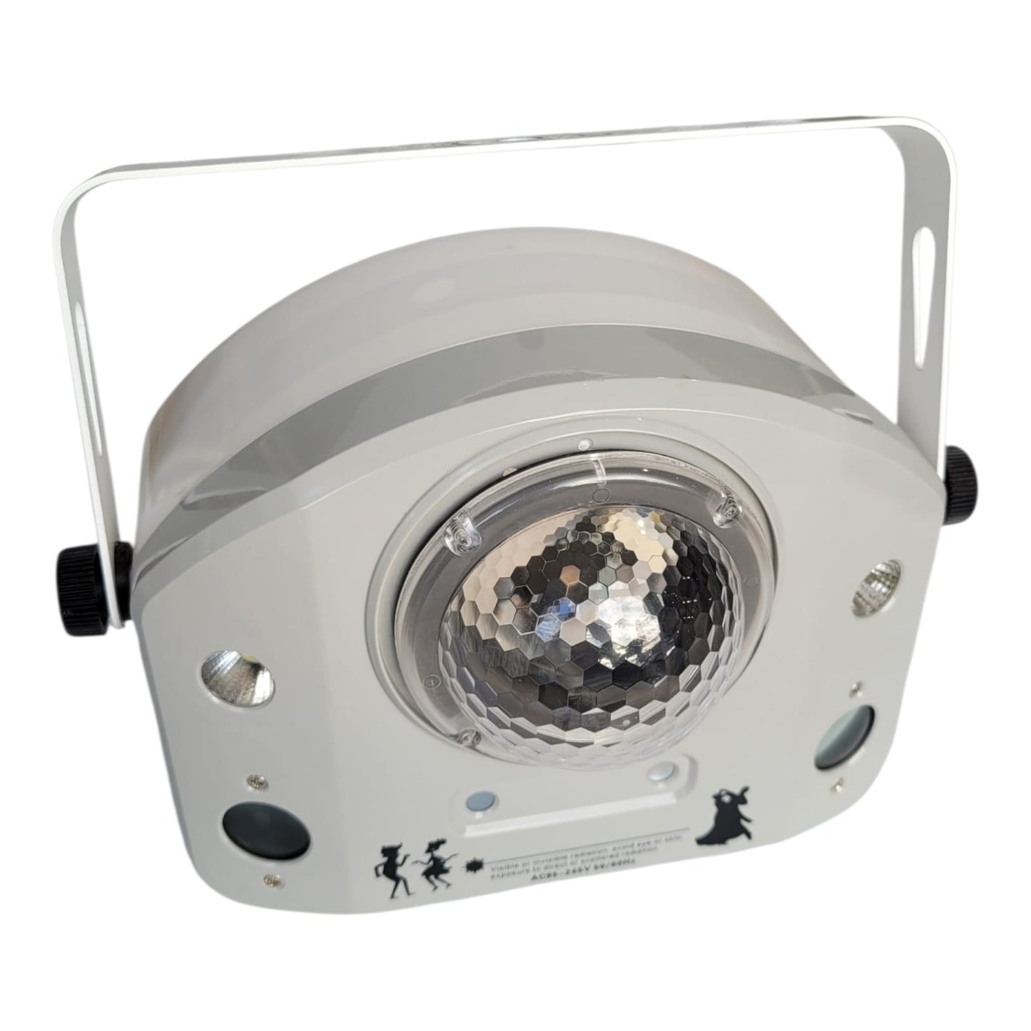 Projetor LED Moonflower Branco com DMX – Efeito de Discoteca