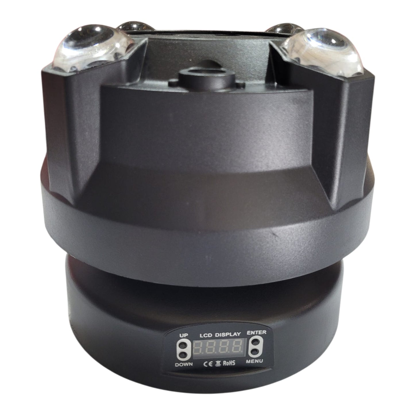 Moving Head Bee Eye Ball 6 Olhos — LED RGBW + Laser RGB | DMX512 | Rotação 360°