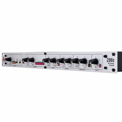 dbx 286s — Pré-amplificador e Processador de Microfone Profissional | Rack 1U | Com Caixa