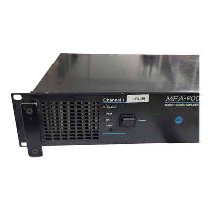 Amplificador de Potência RCF MFA-900 – MOSFET Stereo | 2 Canais | Bridge | Made in Italy | Rack 2U