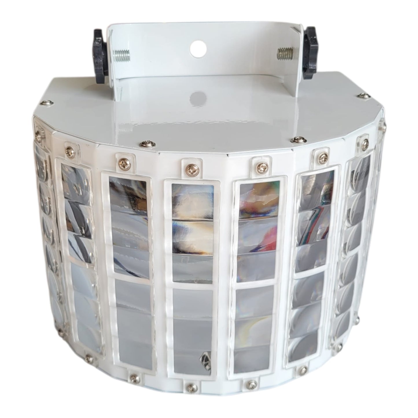 Projetor Efeito LED Derby Branco com DMX e Som-Ativado