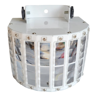 Projetor Efeito LED Derby Branco com DMX e Som-Ativado
