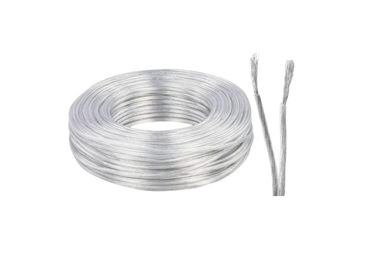 CABO TRANSPARENTE 0.5MM 2 FIOS
