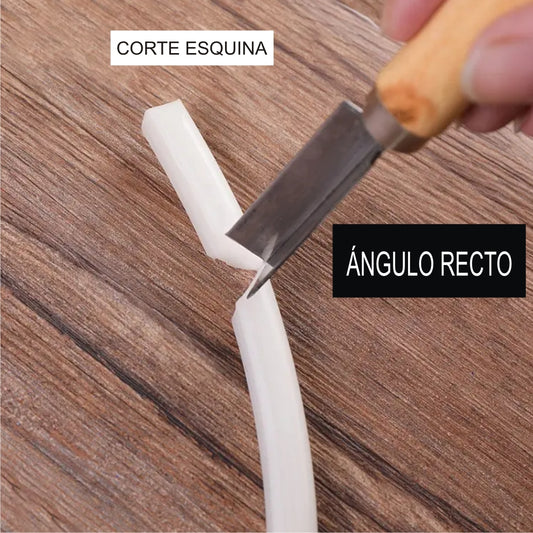 CORTADOR DE CANTO PARA SILICONE NÉON