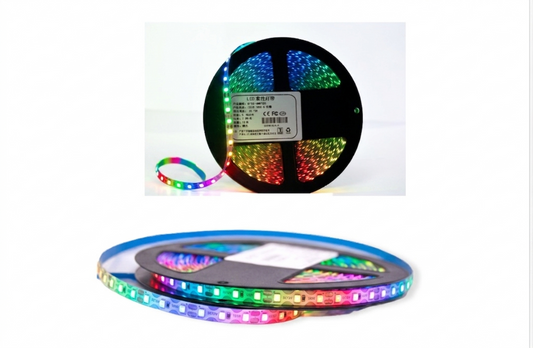FITA LED ZIG ZAG RGB PARA NÉON 12V /2835 /120LED 6.7mm / IP20/ 7.2W/M ROLO 10 METROS