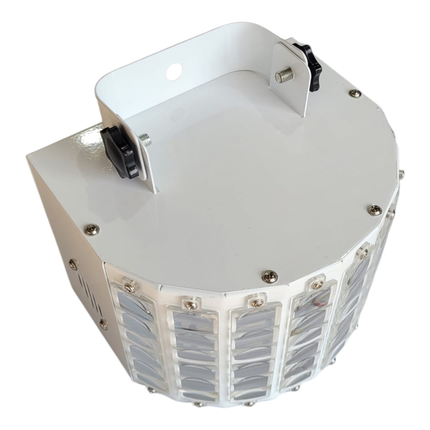 Projetor Efeito LED Derby Branco com DMX e Som-Ativado