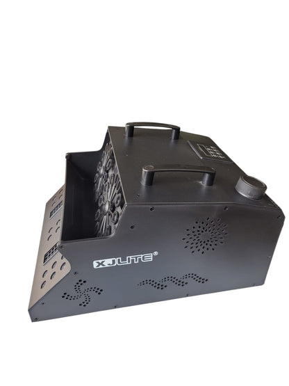 XJ Lite Máquina Fumo e Bolhas com LEDs RGB e DMX