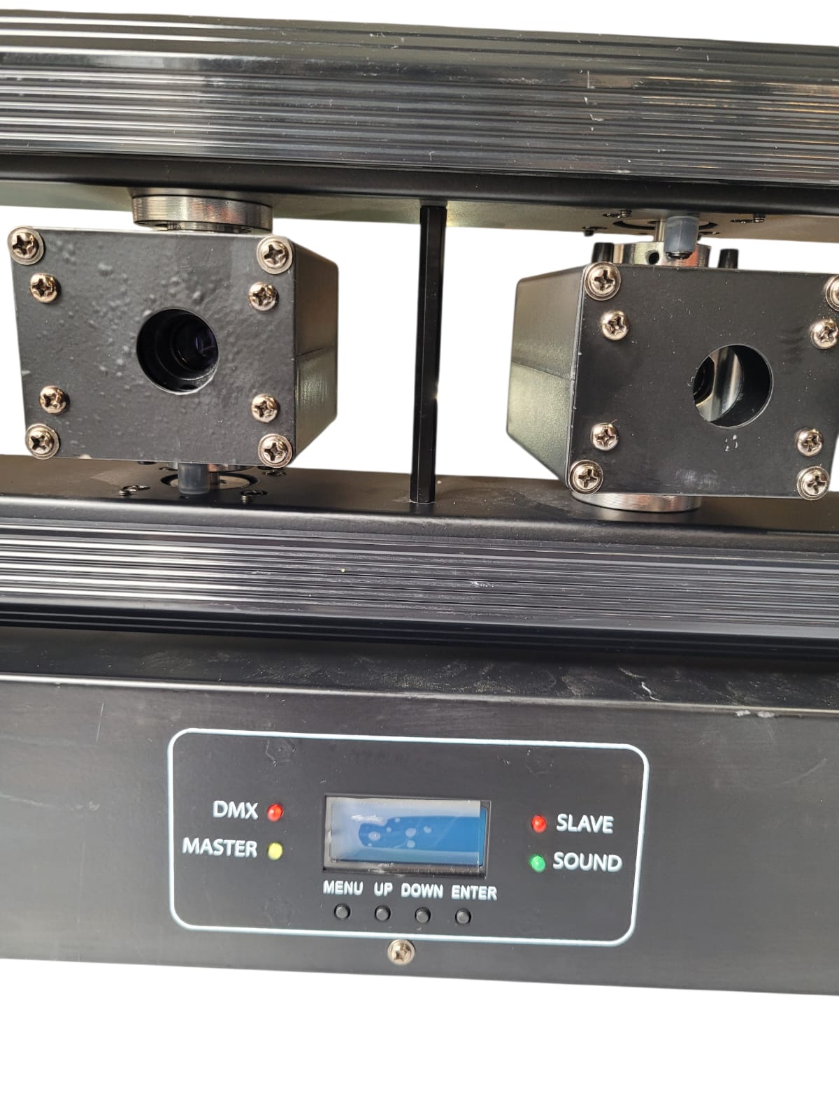 Barra de Laser/Beam 8 Olhos com DMX, Master/Slave e Som