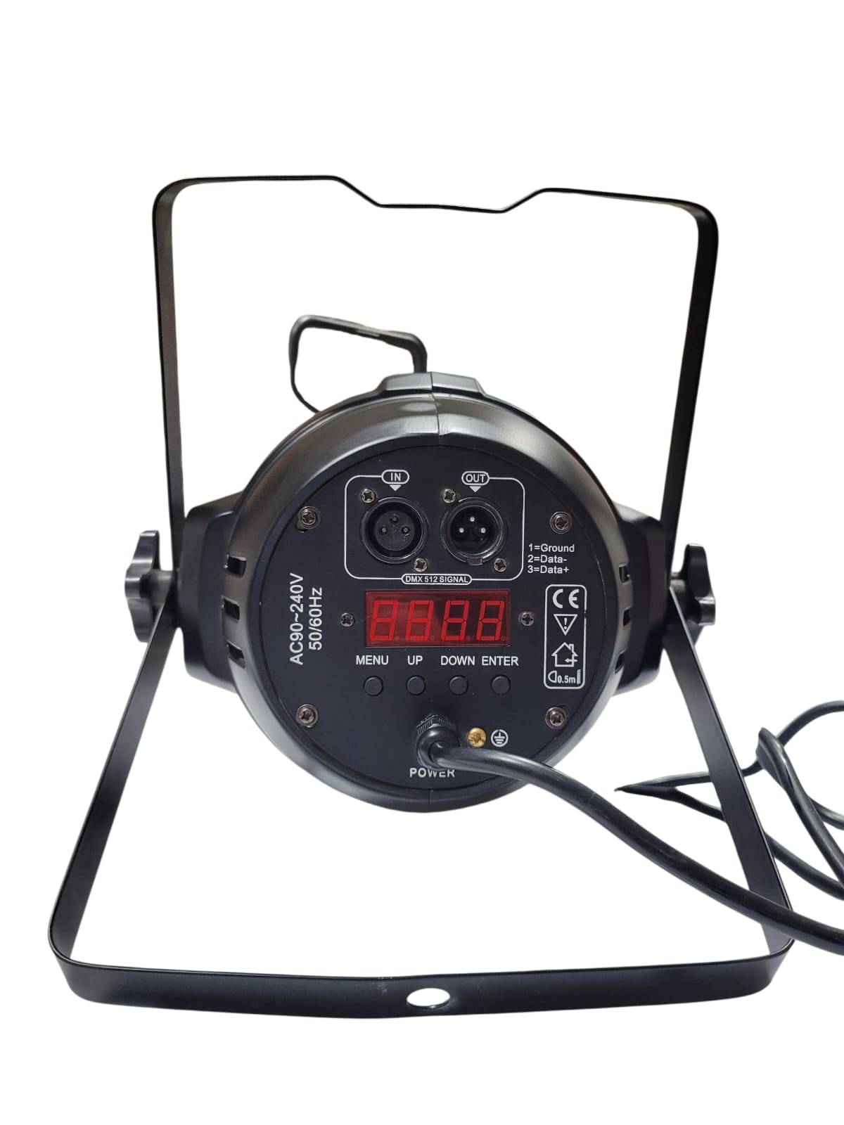 Projetor LED PAR 54x3W RGBW com DMX