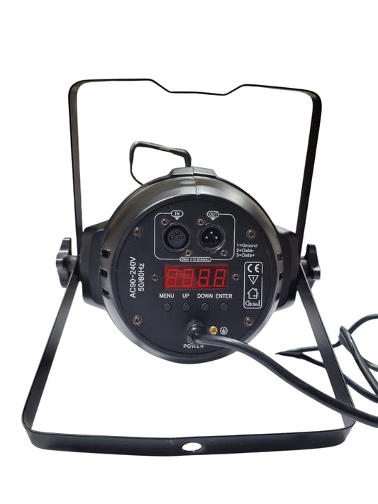Projetor LED PAR 54x3W RGBW com DMX