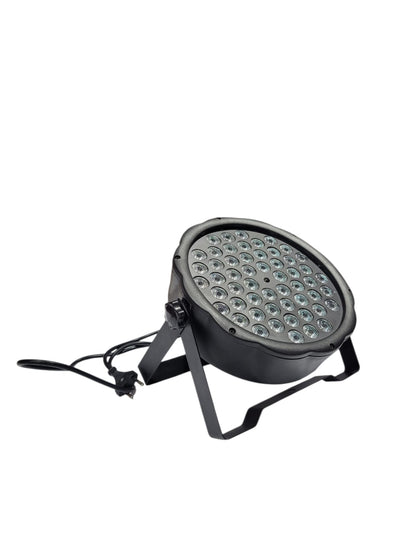 Luz de Palco LED PAR 54x3W RGBW - Iluminação Profissional DMX