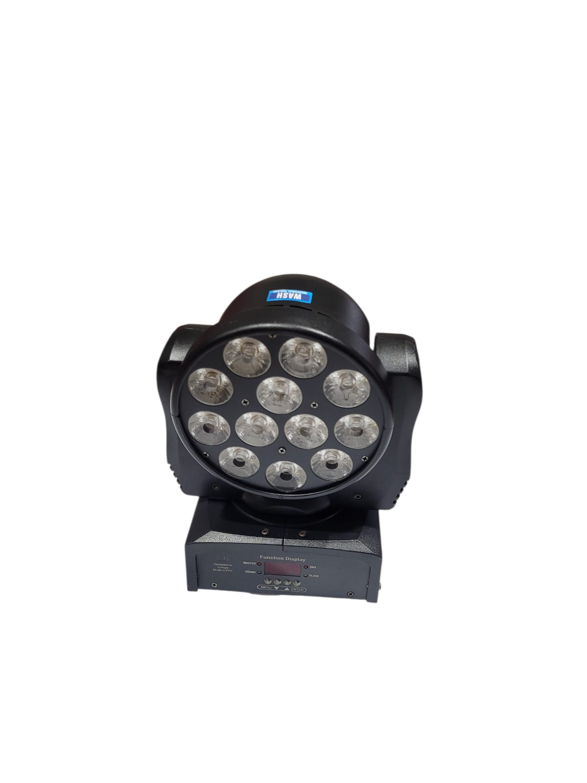 Mini Moving Head LED Wash 12x3W RGBW - Iluminação Profissional Compacta