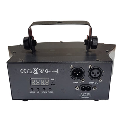 Projetor Laser de Palco Profissional - Controlo DMX e Ativação por Som