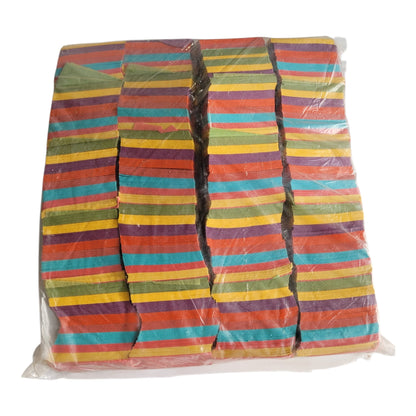 Confettis Retangulares Multicolor 1Kg – Recarga Profissional para Canhões