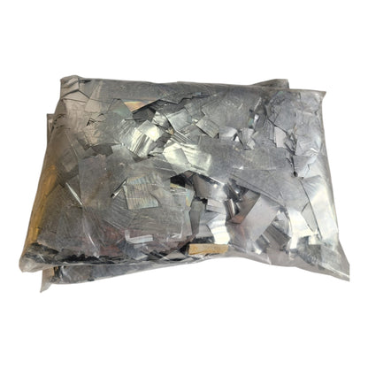 Confettis Metálicos Dourados ou Prateados 1Kg – Recarga Profissional para Canhões