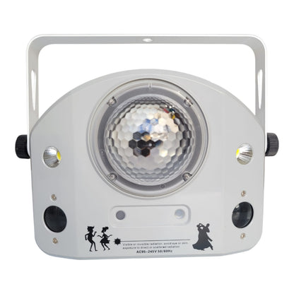 Projetor LED Moonflower Branco com DMX – Efeito de Discoteca