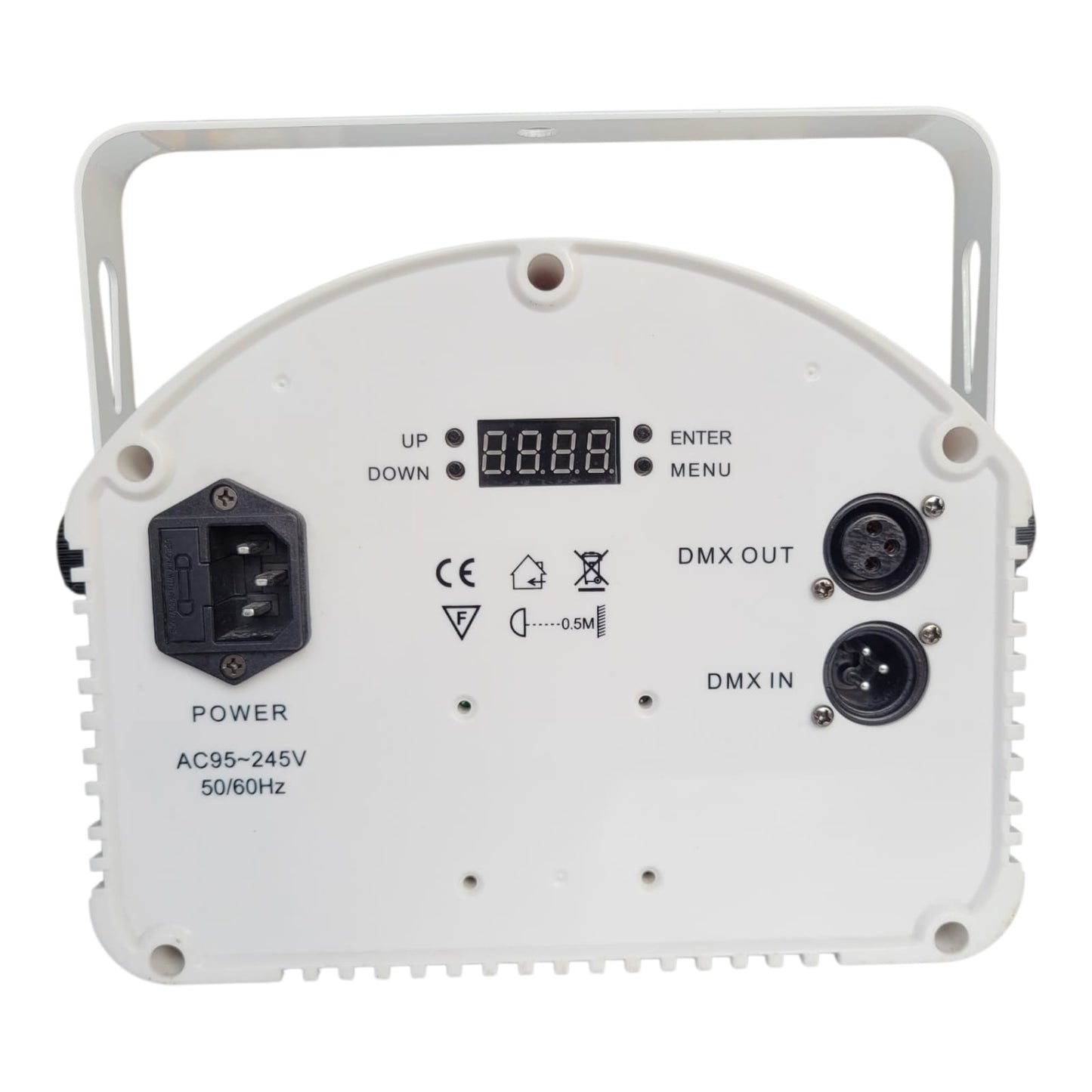 Projetor LED Moonflower Branco com DMX – Efeito de Discoteca