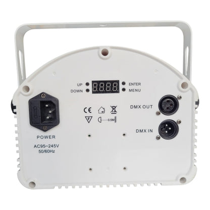 Projetor LED Moonflower Branco com DMX – Efeito de Discoteca