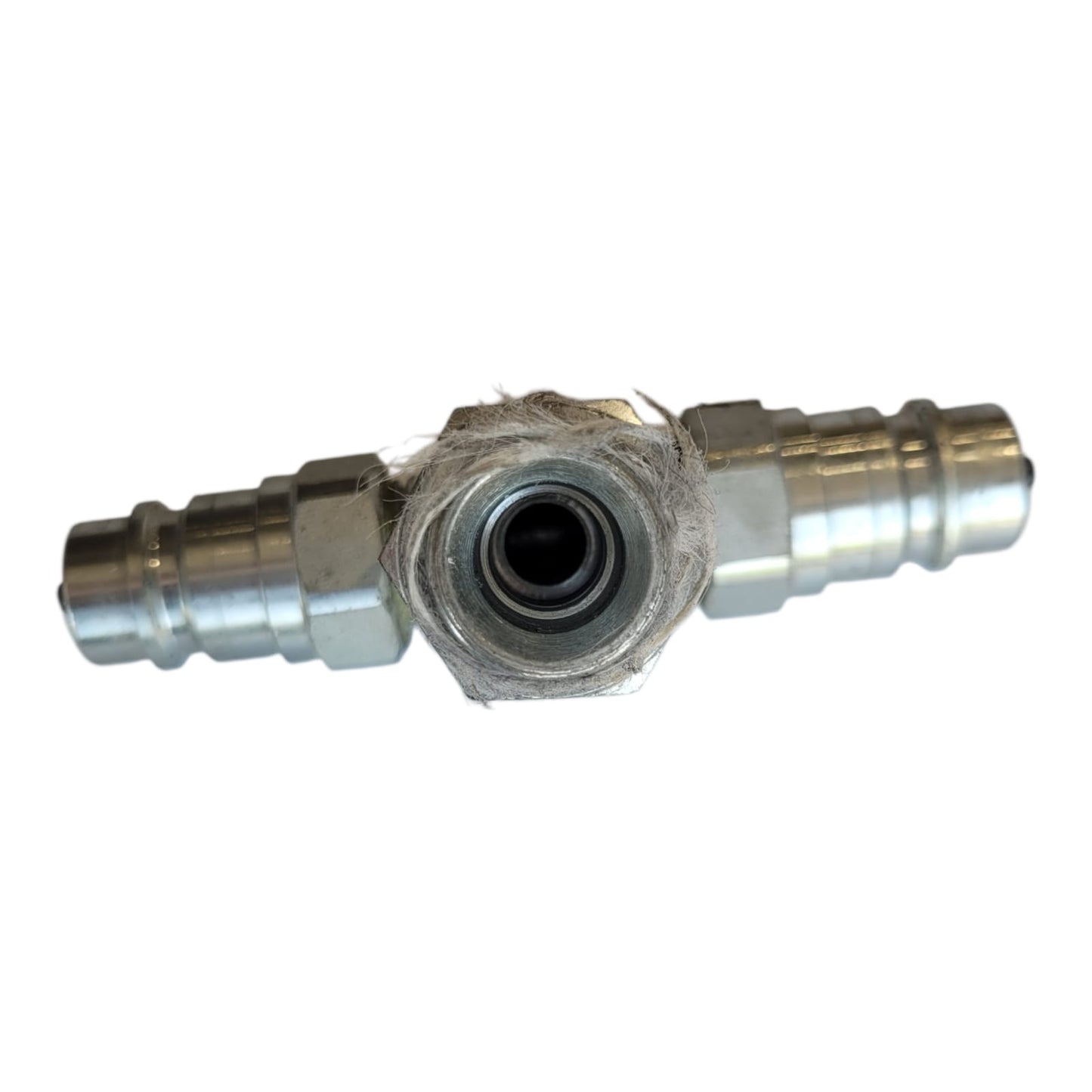 Conector Hidráulico / CO₂ – União Metálica com Rosca e Vedação