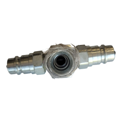 Conector Hidráulico / CO₂ – União Metálica com Rosca e Vedação