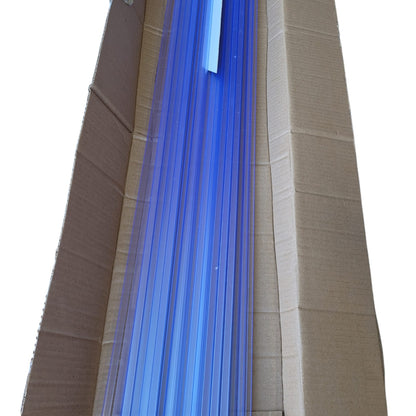 Perfis Plásticos Rígidos em PVC – Tiras de Acabamento 100mmx7mmx10mm