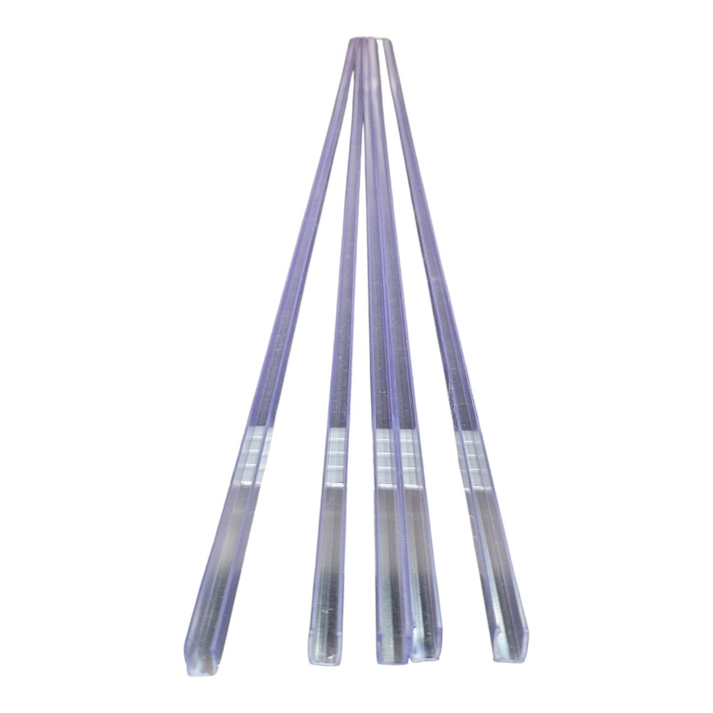 Perfis Plásticos Rígidos em PVC – Tiras de Acabamento 100mmx7mmx10mm