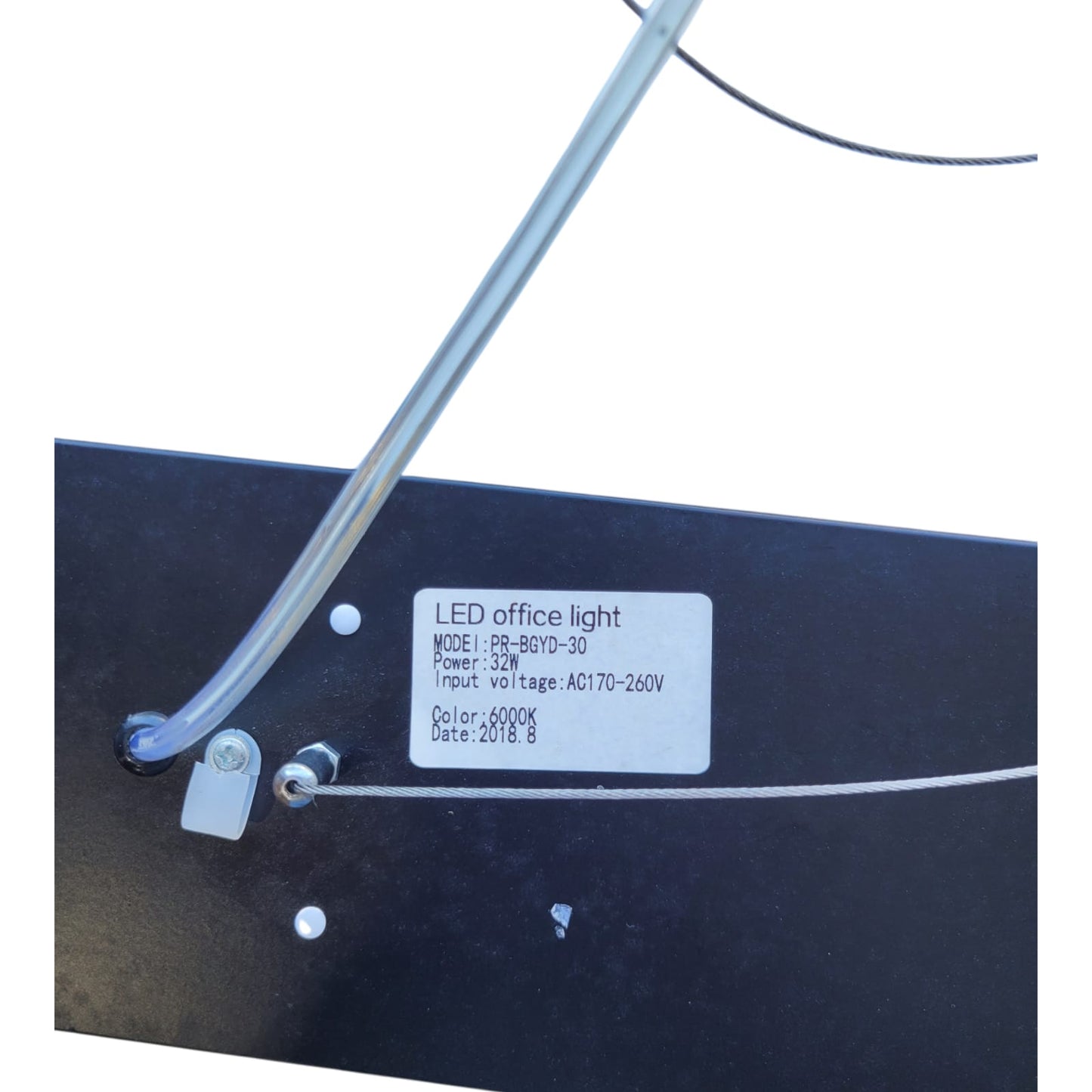 Candeeiro LED Suspenso Quadrado – 32W, 6000K