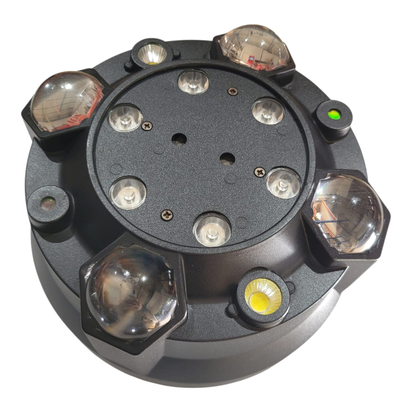 Moving Head Bee Eye Ball 6 Olhos — LED RGBW + Laser RGB | DMX512 | Rotação 360°
