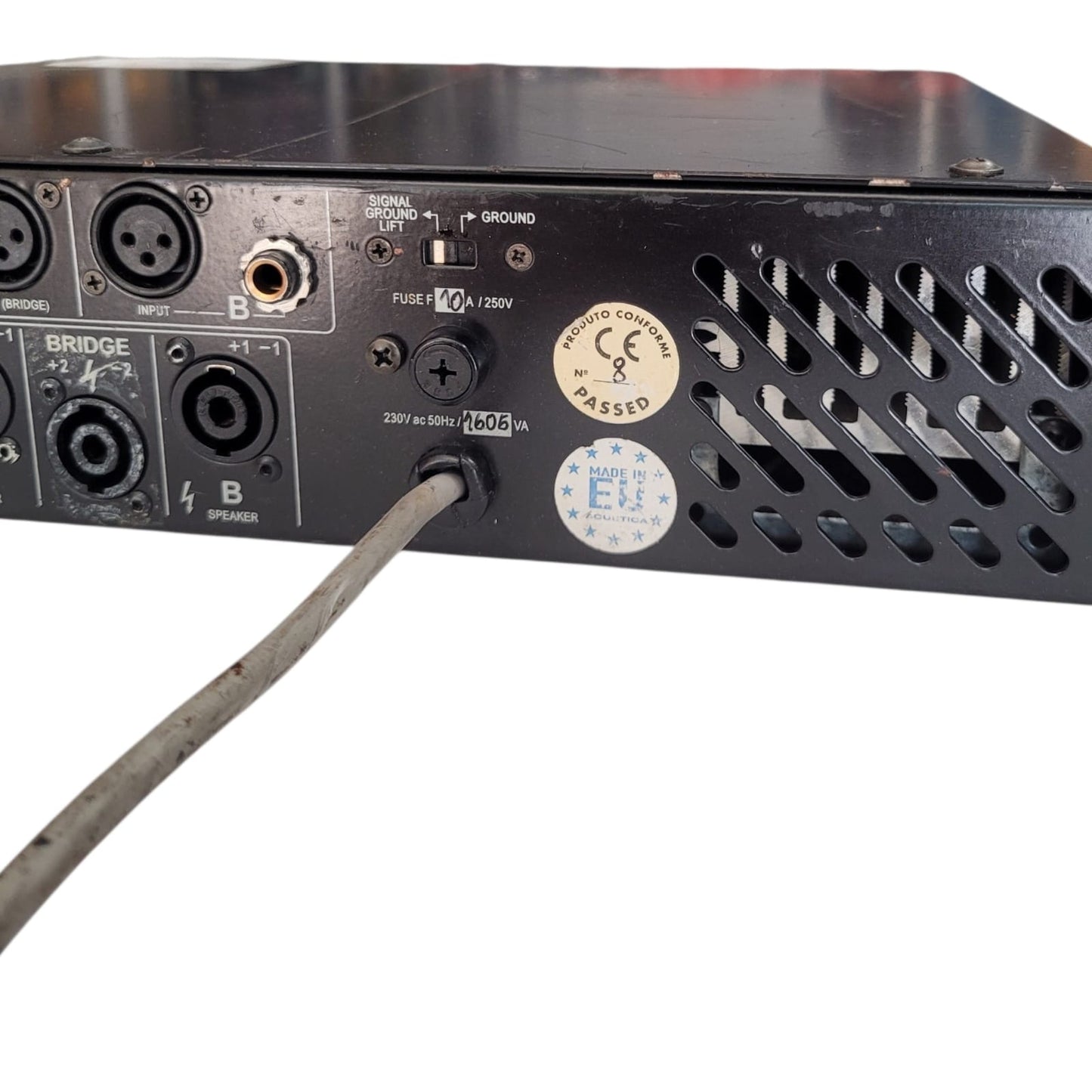 Amplificador Profissional Acústica PPA1500 – 2 Canais, Modo Bridge/Stereo