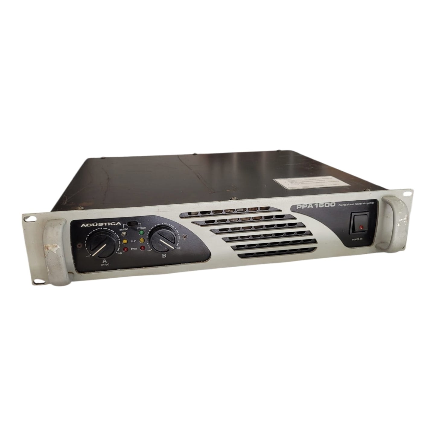 Amplificador Profissional Acústica PPA1500 – 2 Canais, Modo Bridge/Stereo