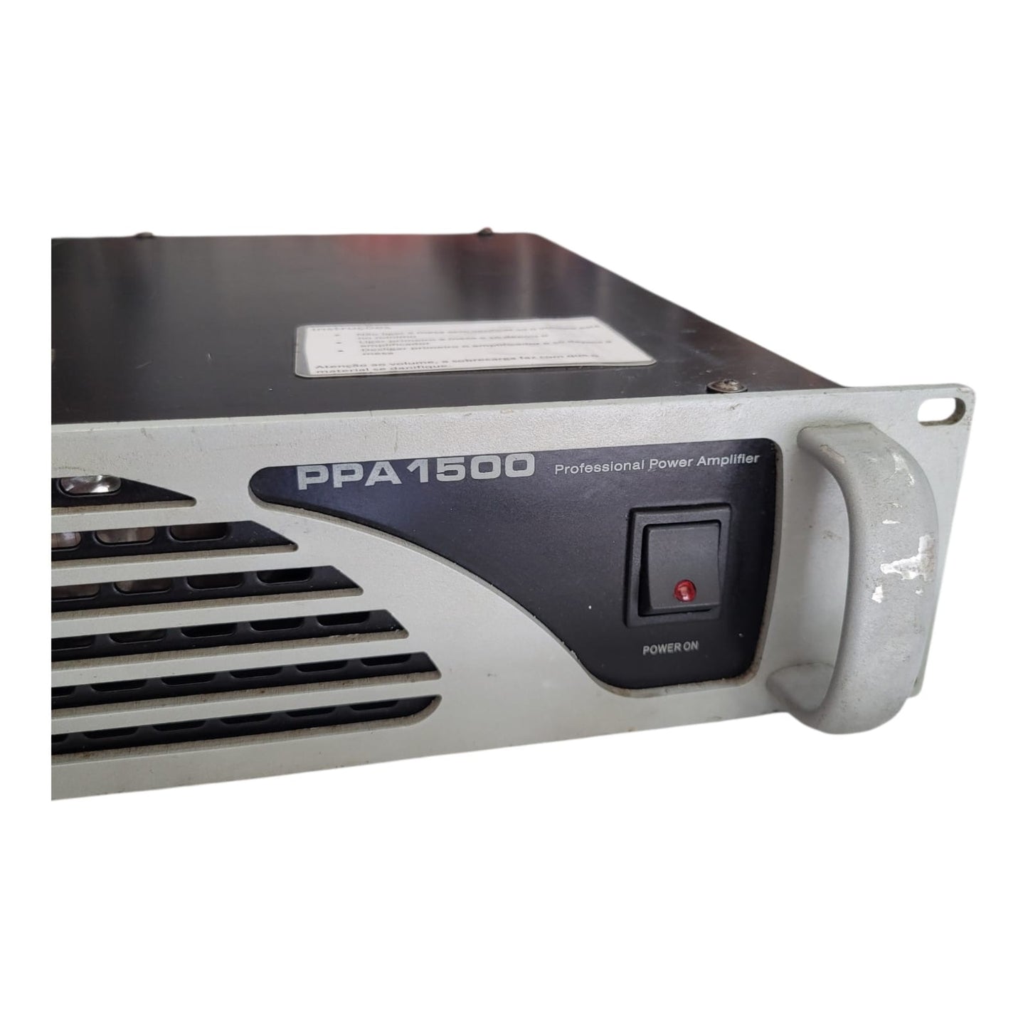 Amplificador Profissional Acústica PPA1500 – 2 Canais, Modo Bridge/Stereo
