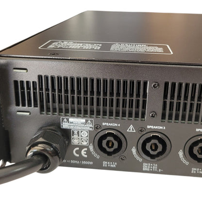 Amplificador de Potência 4 Canais SAE PQM13 II – Class I | 4× Speakon | XLR | Rack 2U