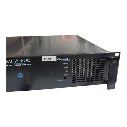 Amplificador de Potência RCF MFA-900 – MOSFET Stereo | 2 Canais | Bridge | Made in Italy | Rack 2U