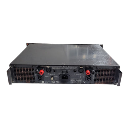 Amplificador de Potência RCF MFA-900 – MOSFET Stereo | 2 Canais | Bridge | Made in Italy | Rack 2U