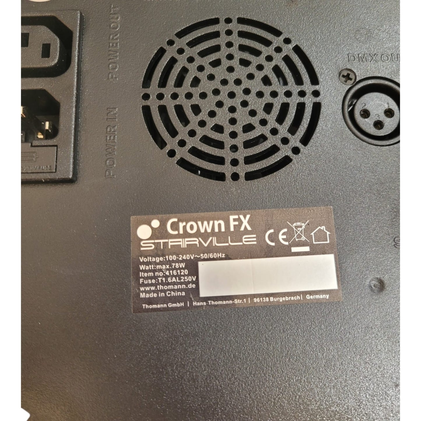 Stairville Crown FX — PAR LED Multieffeito RGB COB + Strobe + Pixel Ring