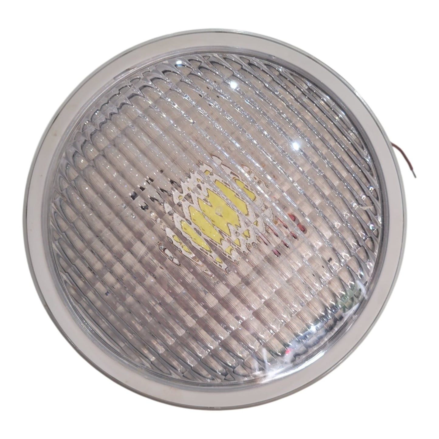 LÂMPADA LED PISCINA 6500k PAR56 CRI>80 - 35W INOX AC-DC12V/24V (vidro mais grosso)