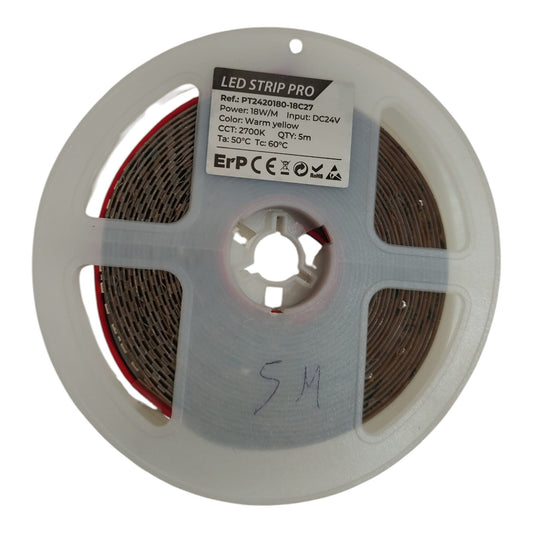 FITA LED DC 24V 18W 180LEDS IP20 3000K