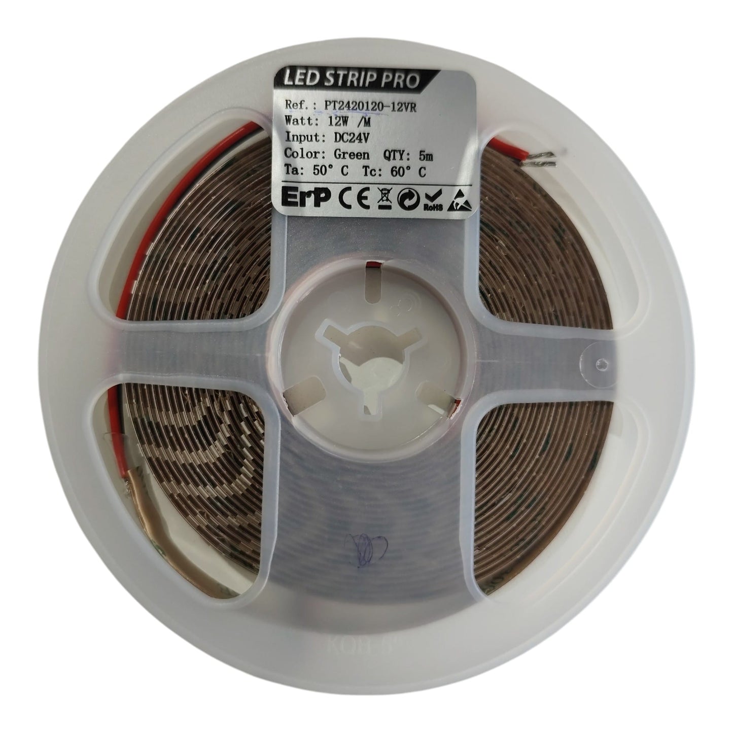 FITA LED DC 24V 128LEDS IP20 VERDE