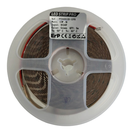 FITA LED DC 24V 128LEDS IP20 VERDE
