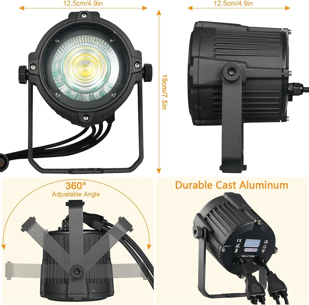 Projetor de Palco Profissional LED - Modelo Q0980 (Voltagem Universal)