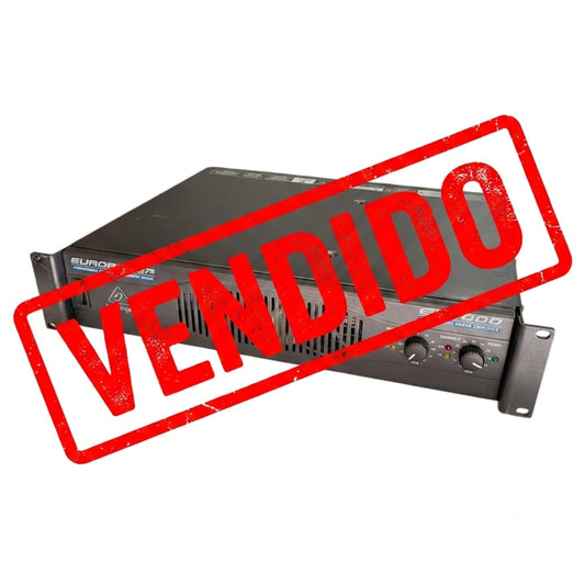 Amplificador de Potência Behringer Europower EP4000 – 2×2000W | Stereo/Bridge | Rack 2U