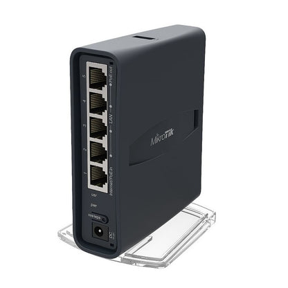MikroTik hAP ac lite TC RB952Ui-5ac2nD-TC – Router/Access Point Dual-Band 2.4G/5G, PoE, Torre Preta